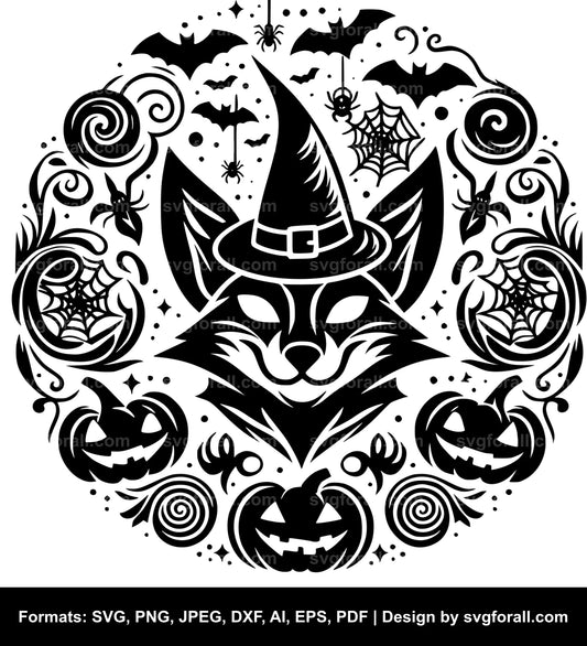 Halloween Dog SVG Vector