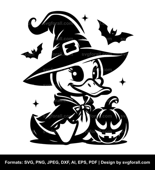 Halloween Duck SVG File