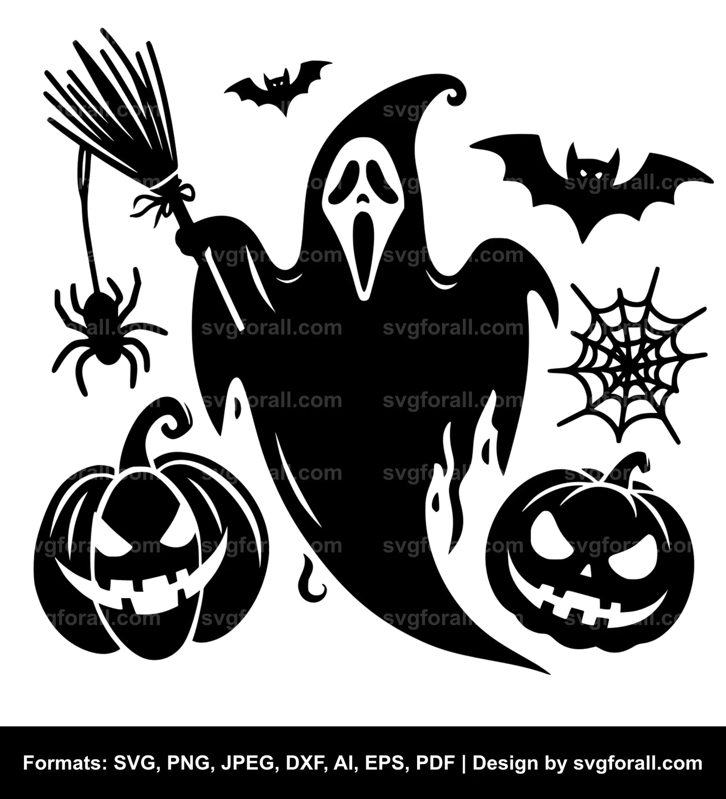 Halloween Ghost SVG