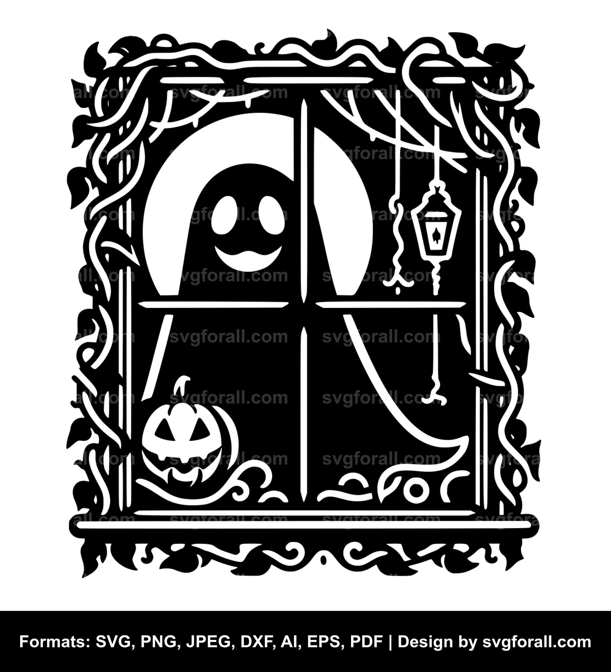 Halloween Ghost SVG Cut File