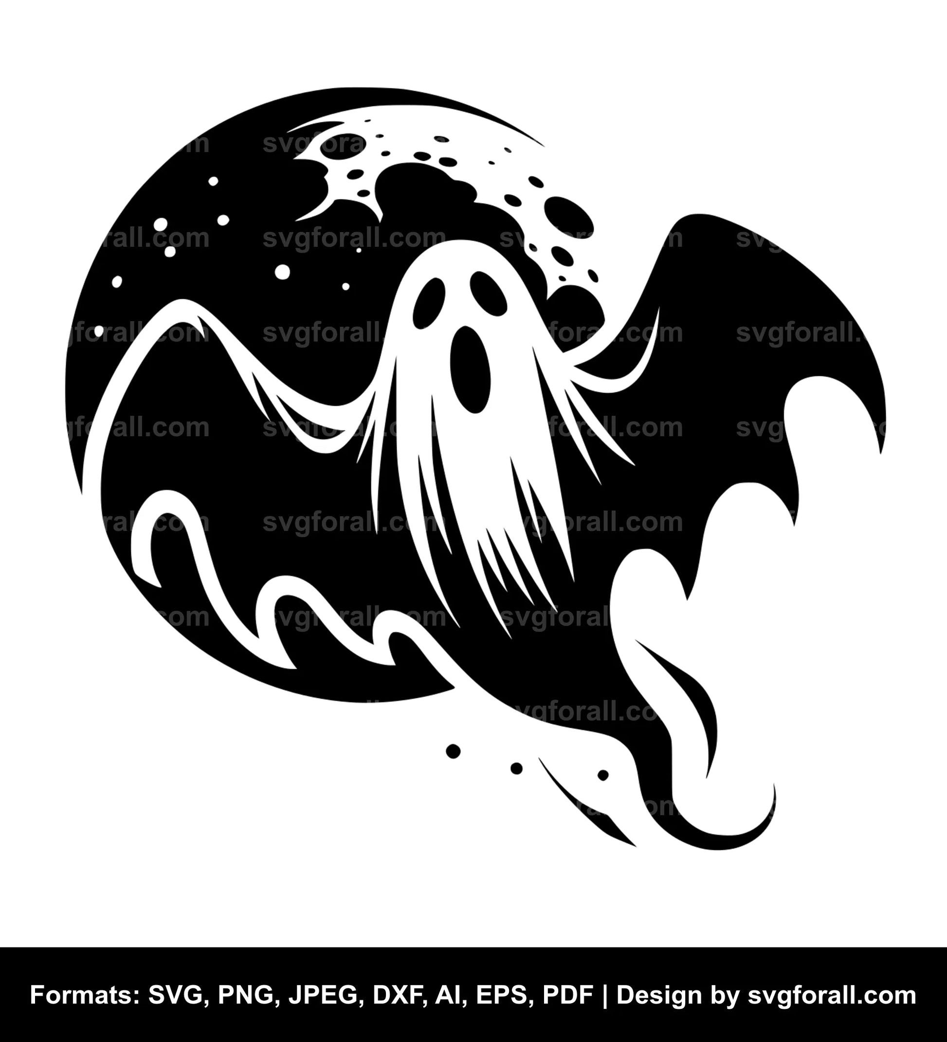 Halloween Ghost SVG File