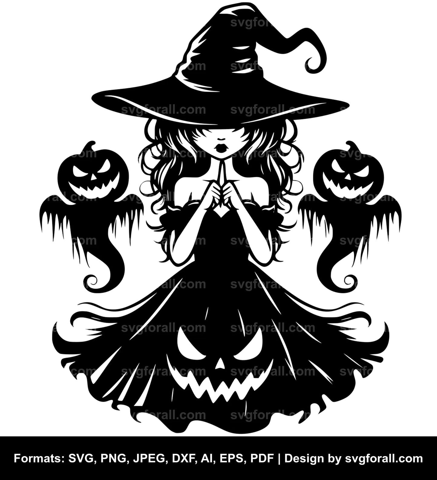 Halloween Girl SVG File