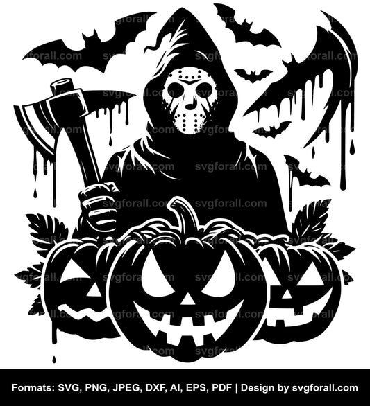 Halloween Killer SVG Clipart