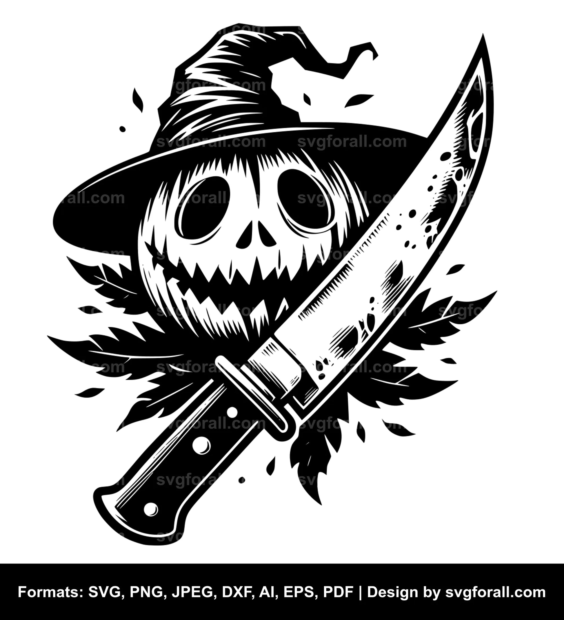 Halloween Knive SVG