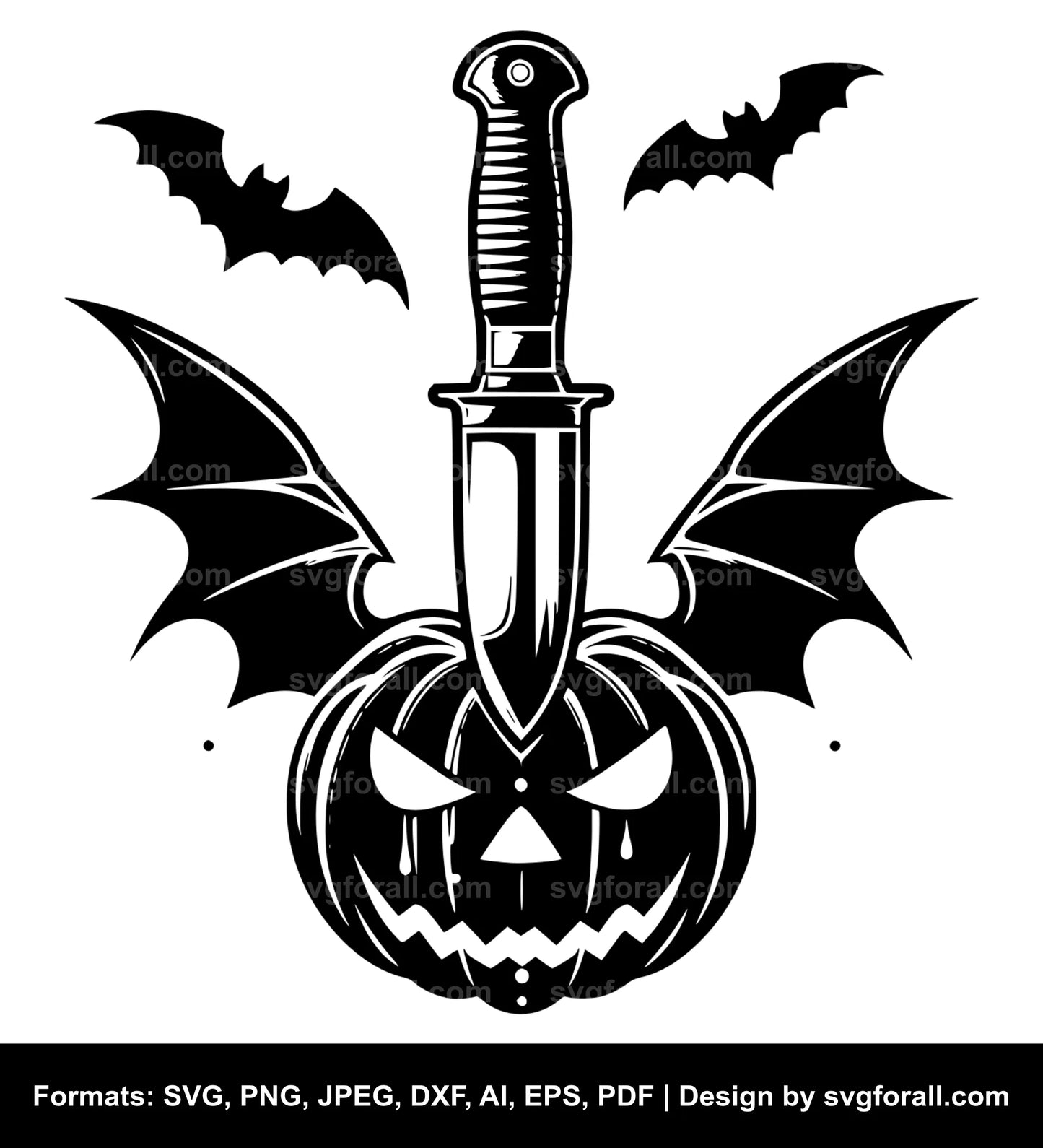 Halloween Knive SVG File