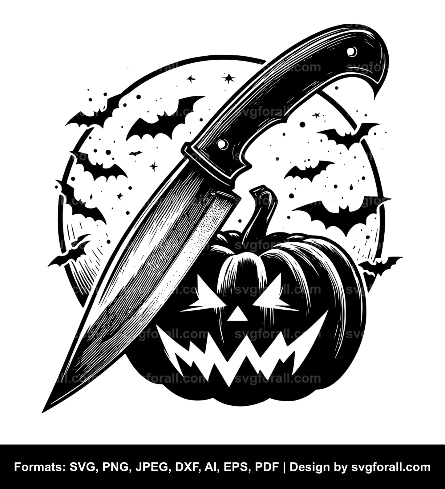 Halloween Knive Vector SVG