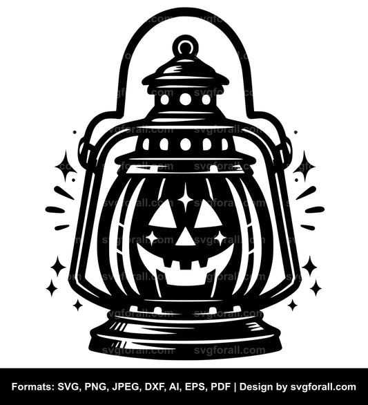 Halloween Lantern Clipart SVG