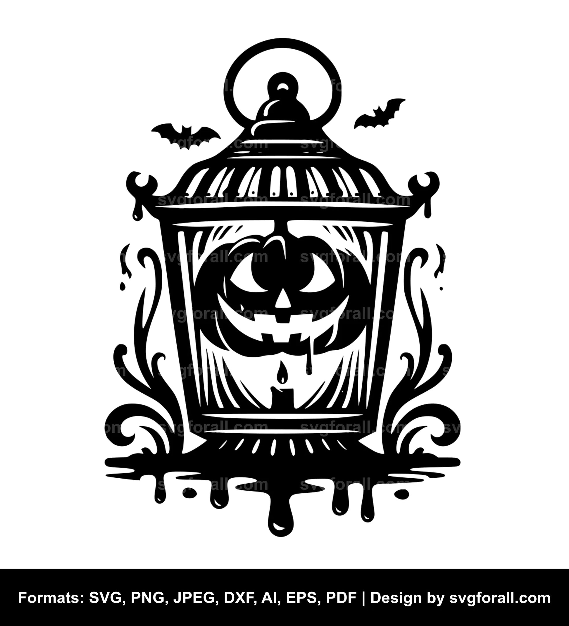 Halloween Lantern SVG Design