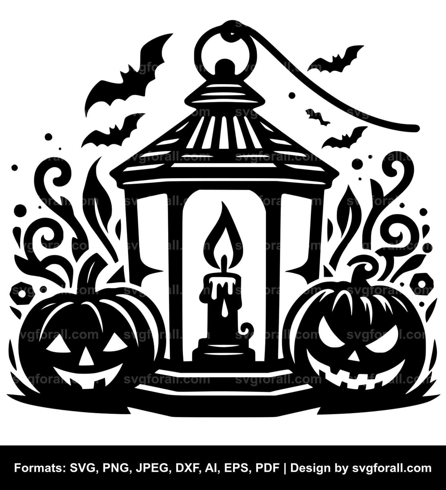 Halloween Lantern SVG Vector