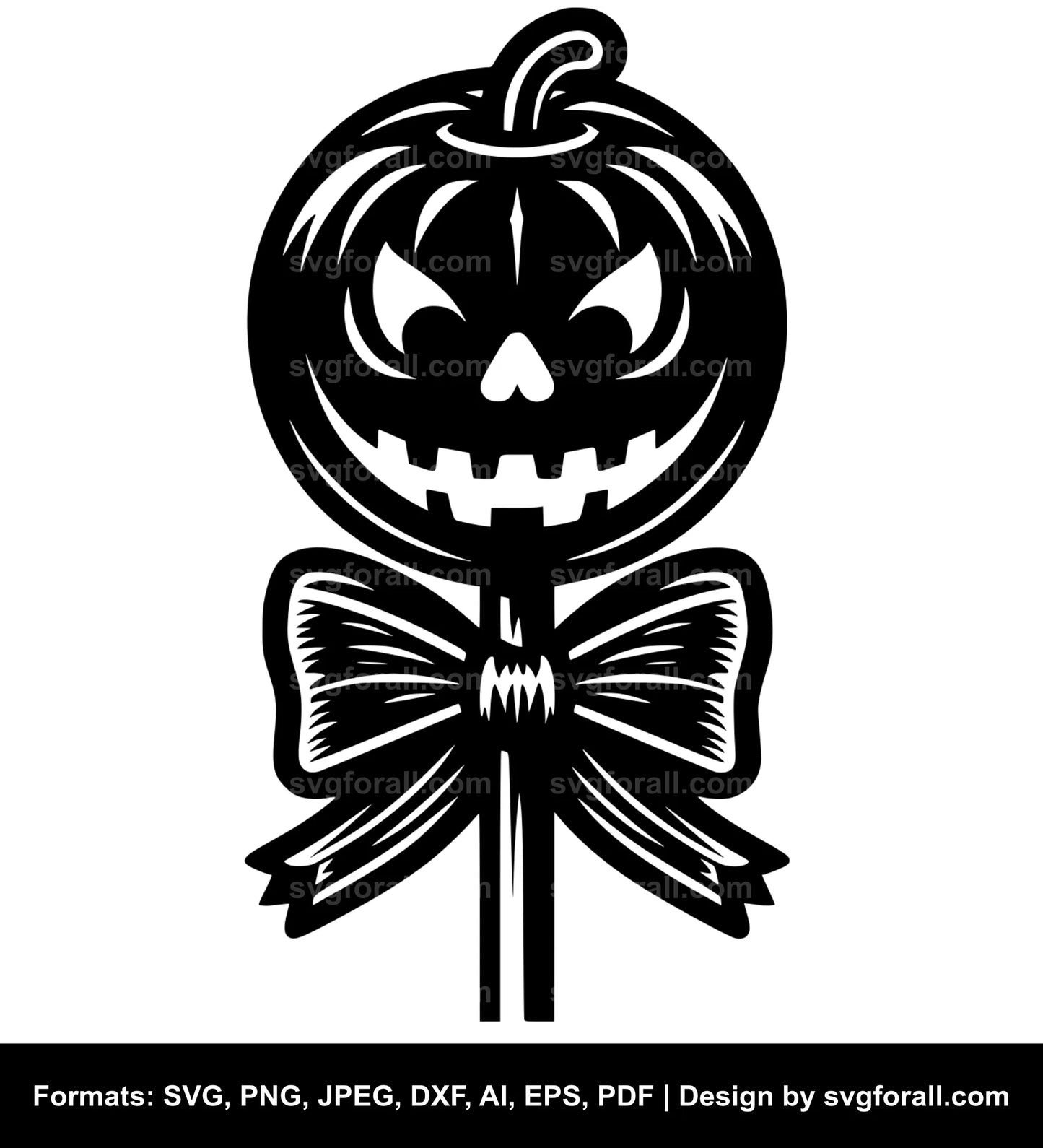 Halloween Lollipop Vector SVG