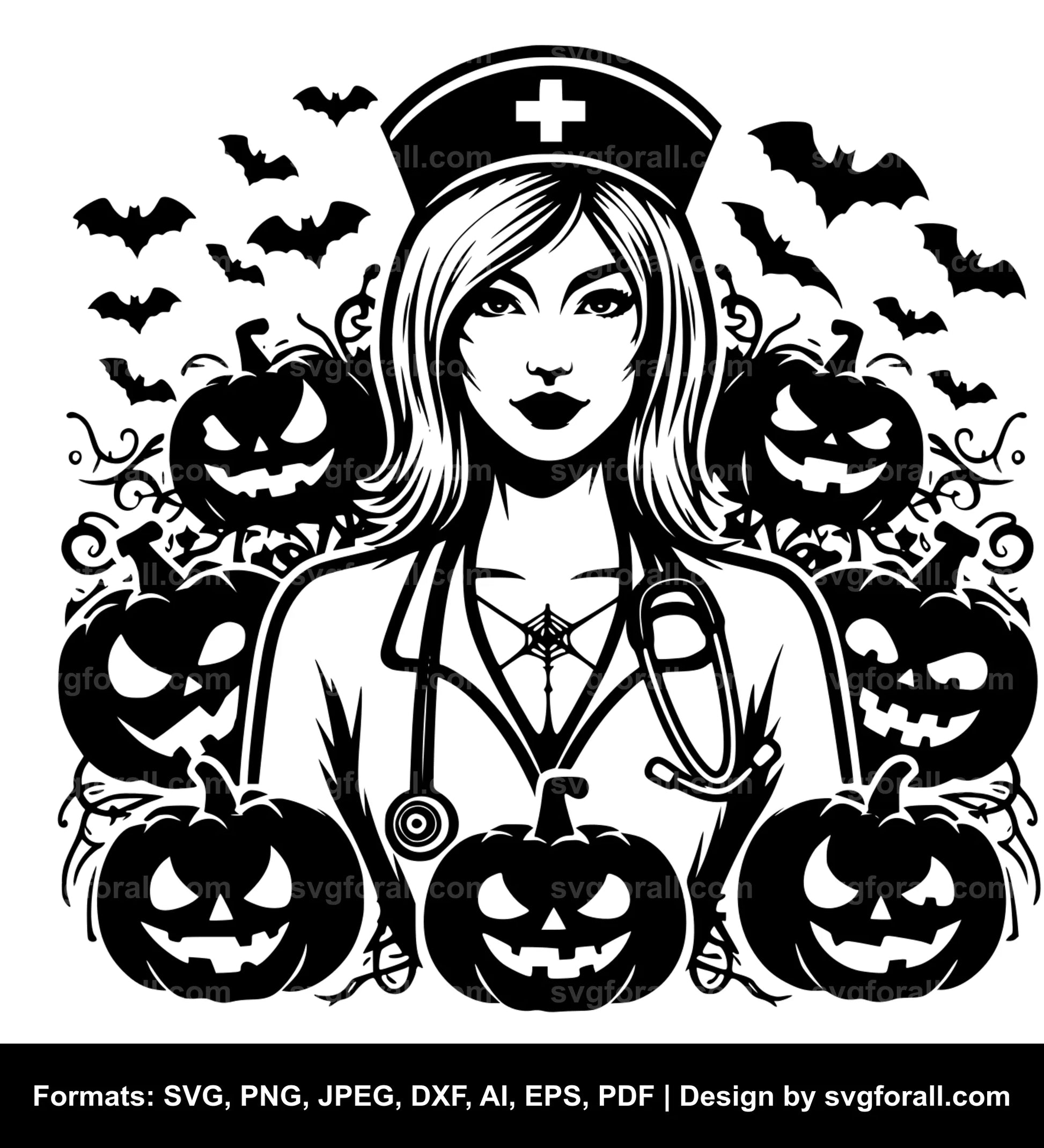 Halloween Nurse SVG