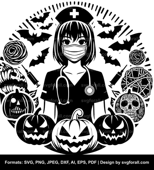 Halloween Nurse SVG File