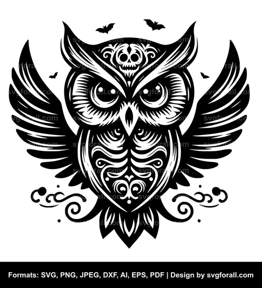 Halloween Owl Cricut SVG