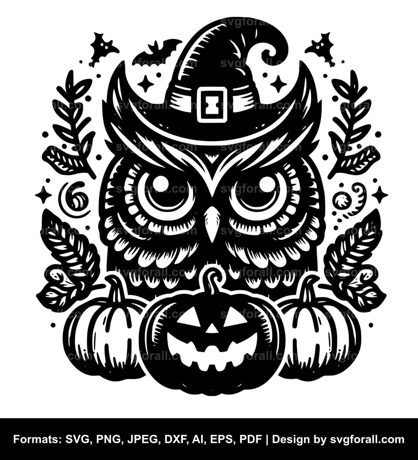 Halloween Owl SVG File