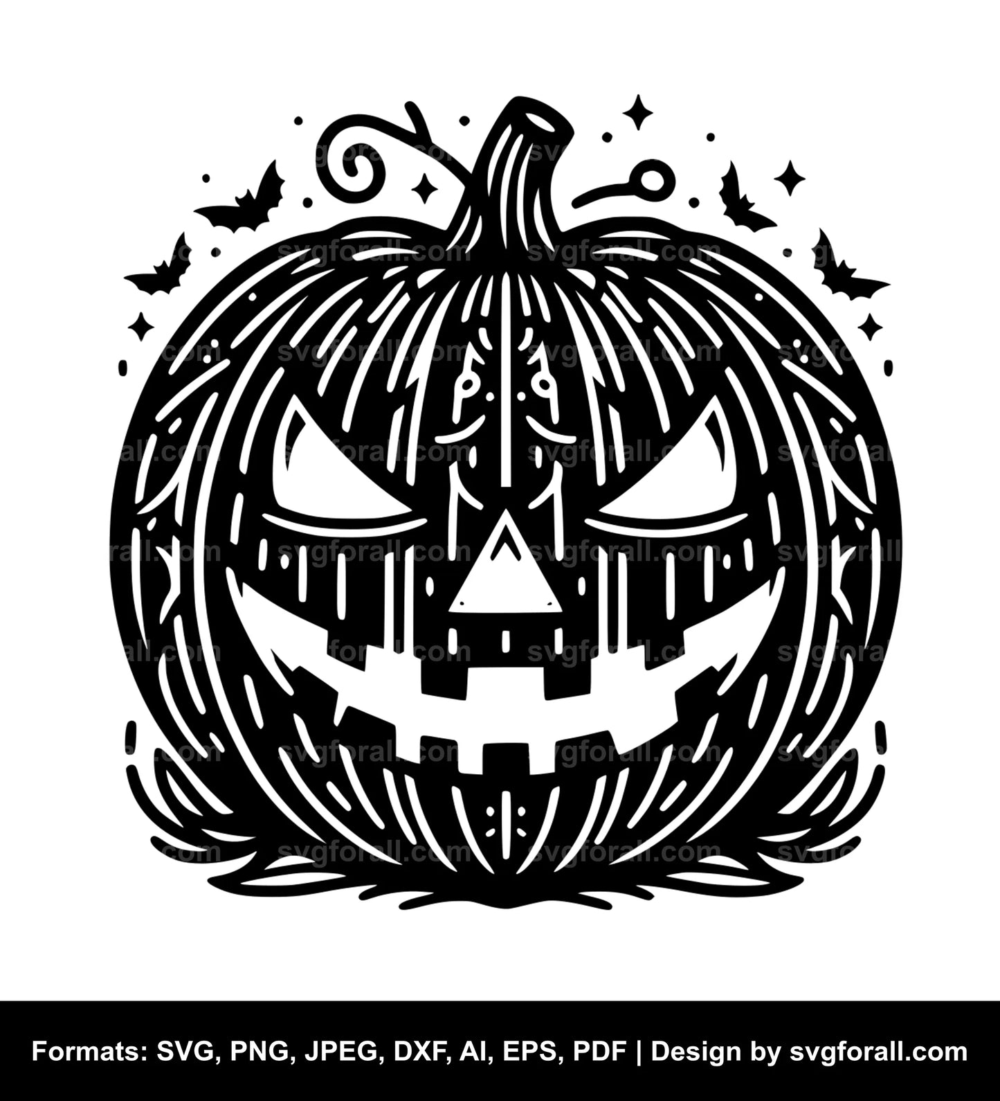 Halloween Pumpkin Clipart SVG