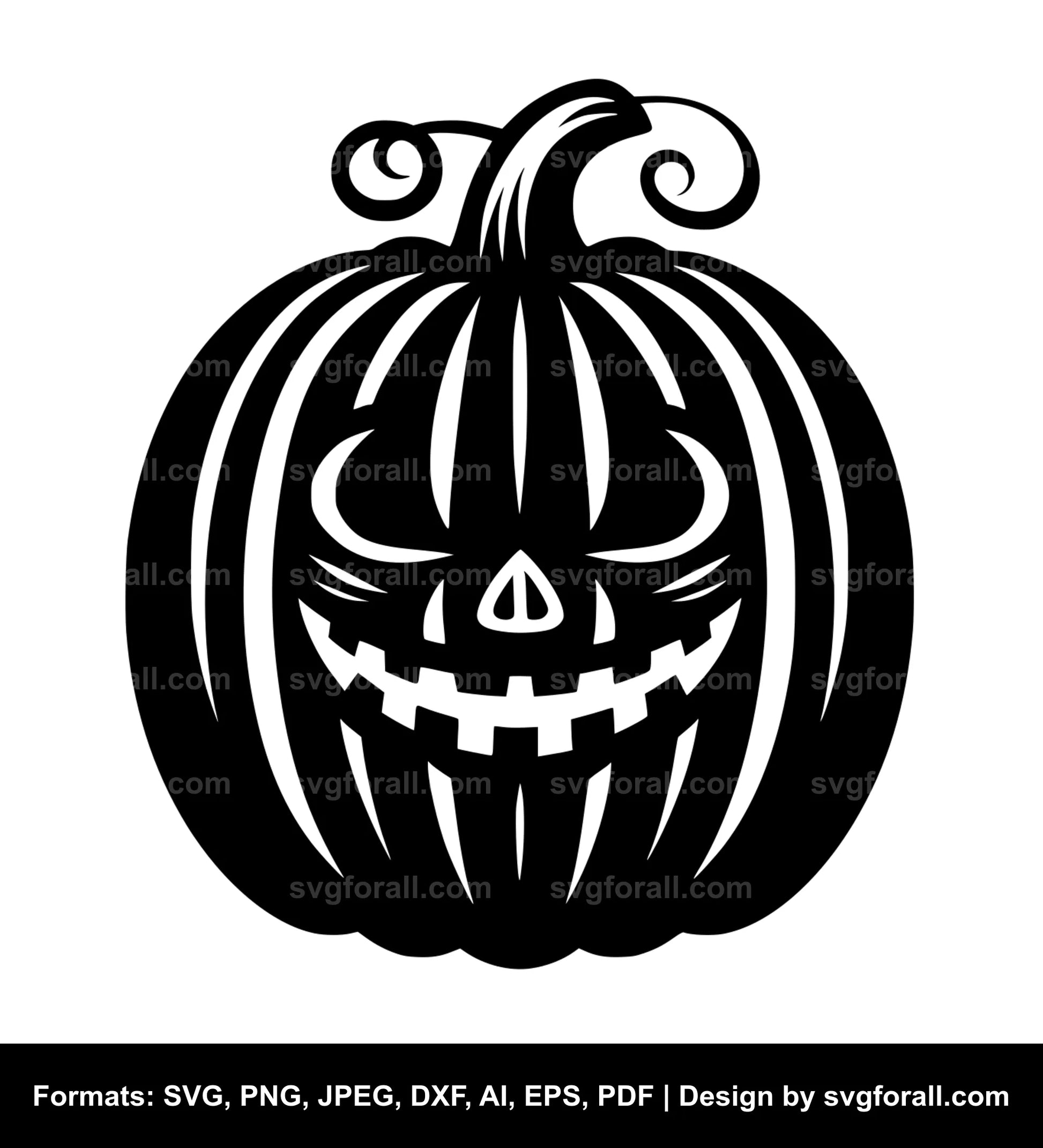 Halloween Pumpkin SVG Clipart