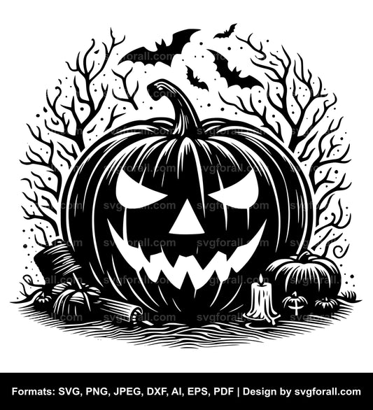 Halloween Pumpkin SVG File