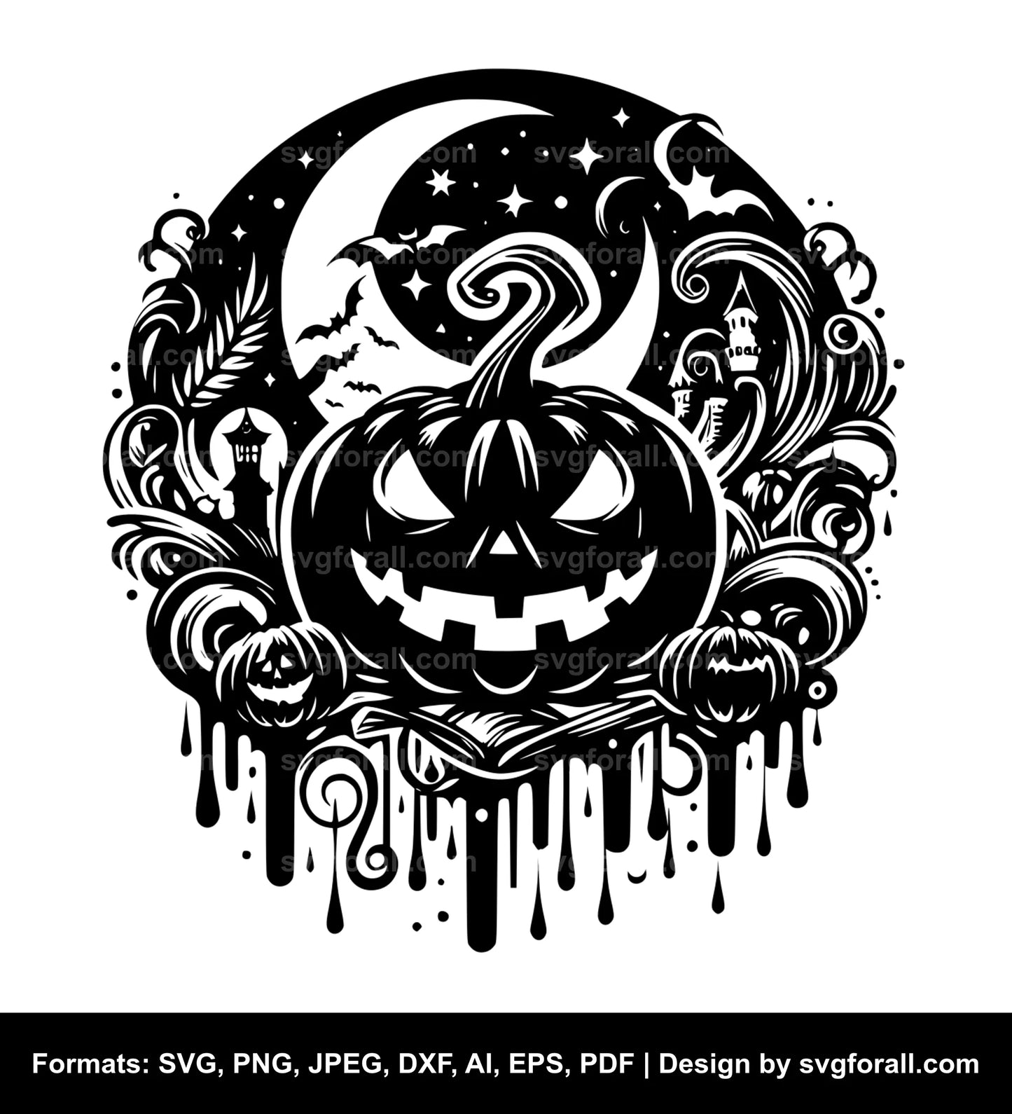 Halloween Pumpkin Vector SVG