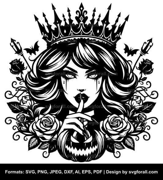 Halloween Queen SVG PNG