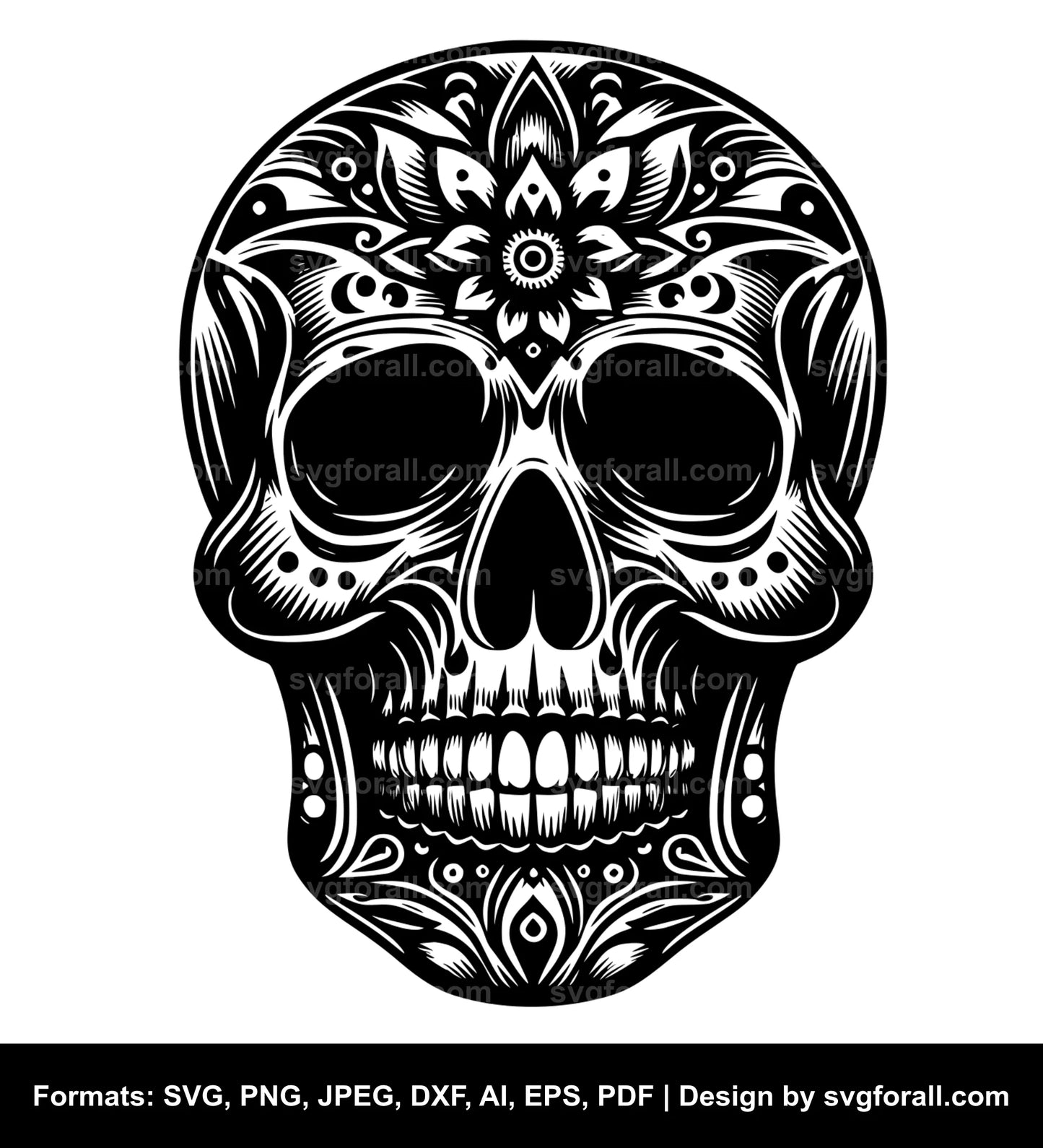 Halloween Skull SVG File