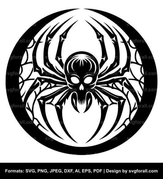 Halloween Spider Clipart SVG