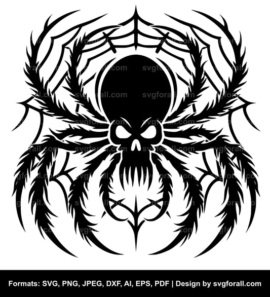 Halloween Spider SVG Design