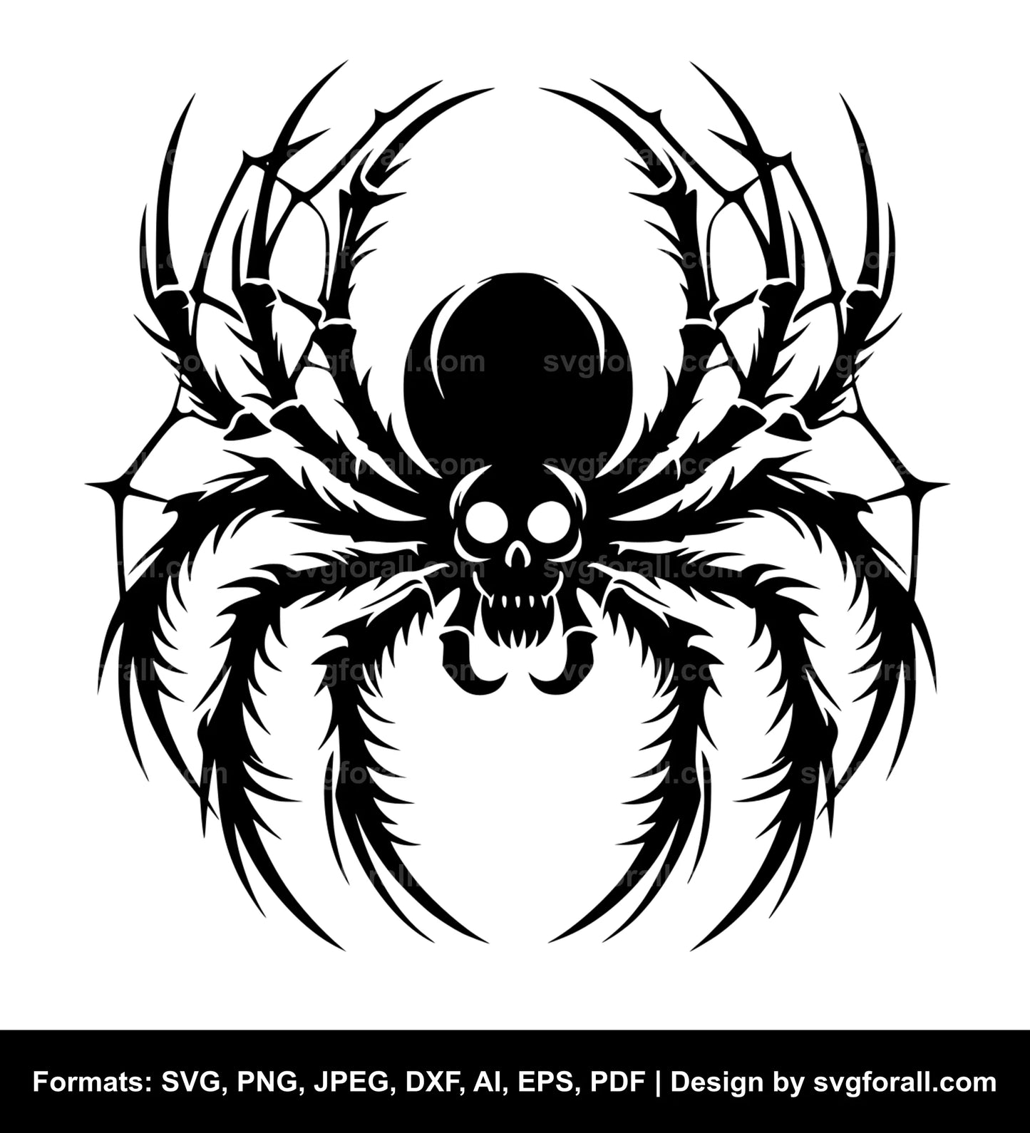 Halloween Spider SVG PNG