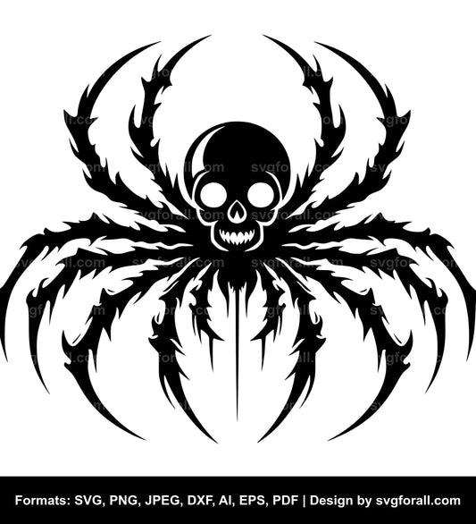 Halloween Spider Vector SVG