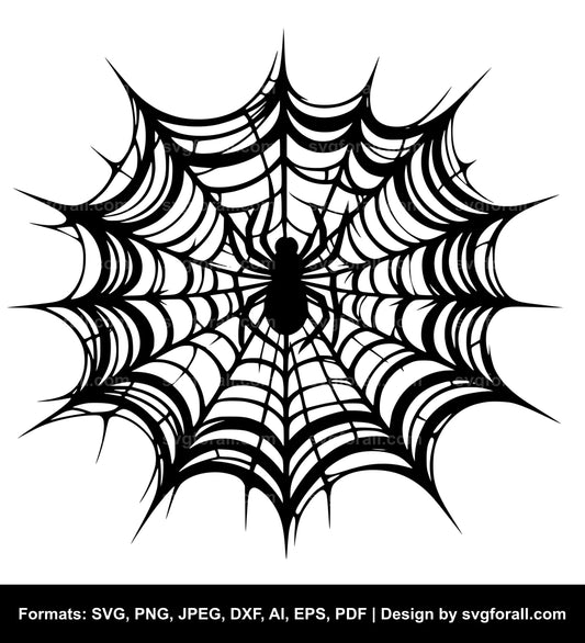 Halloween Spider Web Cricut SVG