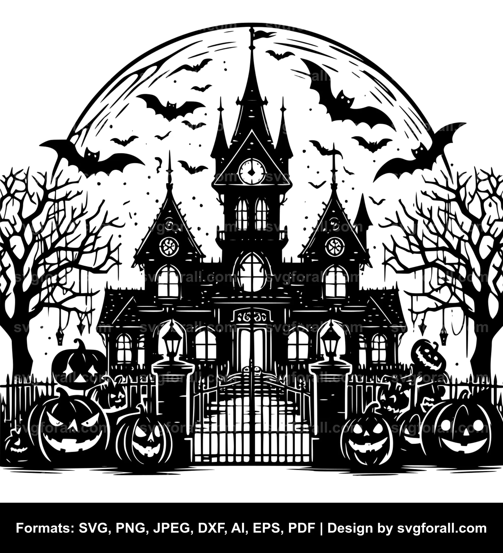 Halloween Town SVG