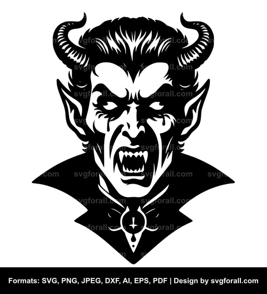 Halloween Vampire SVG File