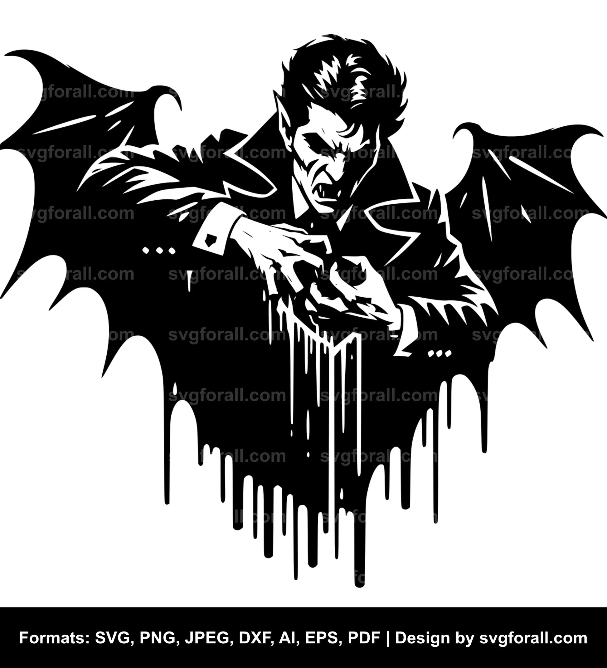 Halloween Vampire SVG Vector