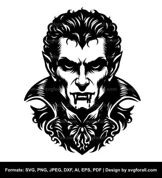 Halloween Vampire Vector SVG