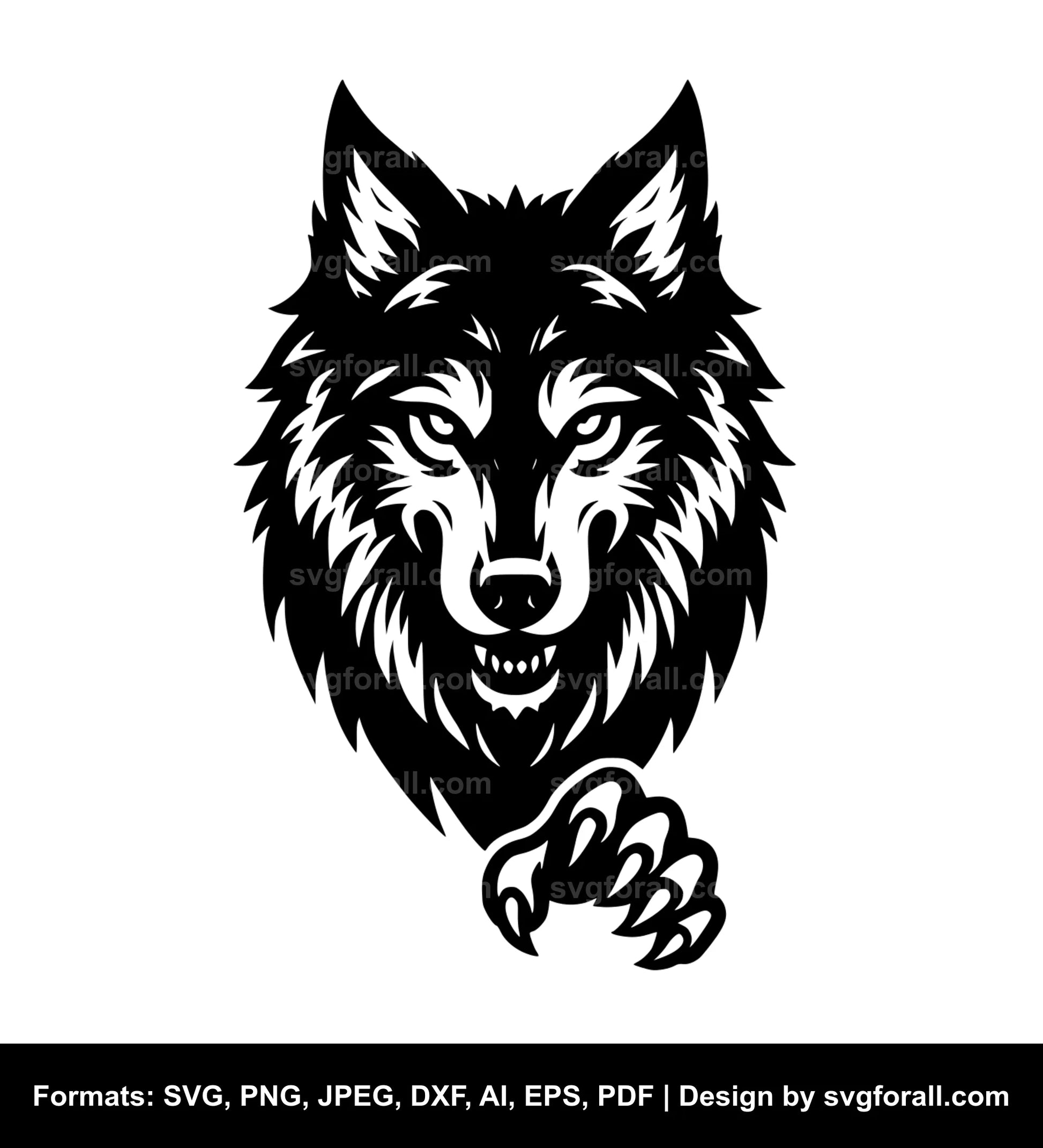 Halloween Wolf SVG