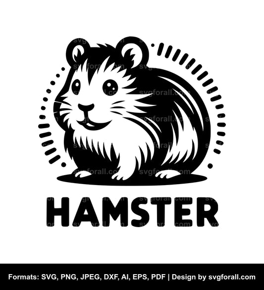 Hamster Black SVG