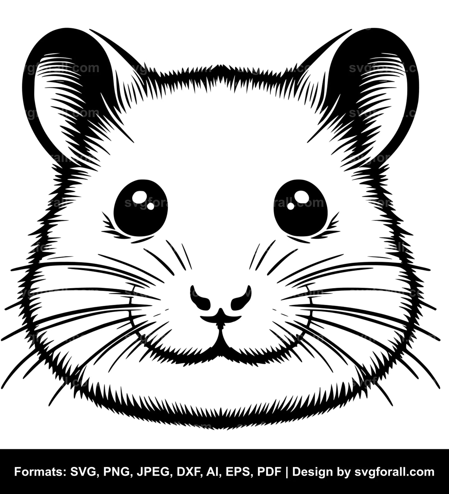 Hamster Face SVG