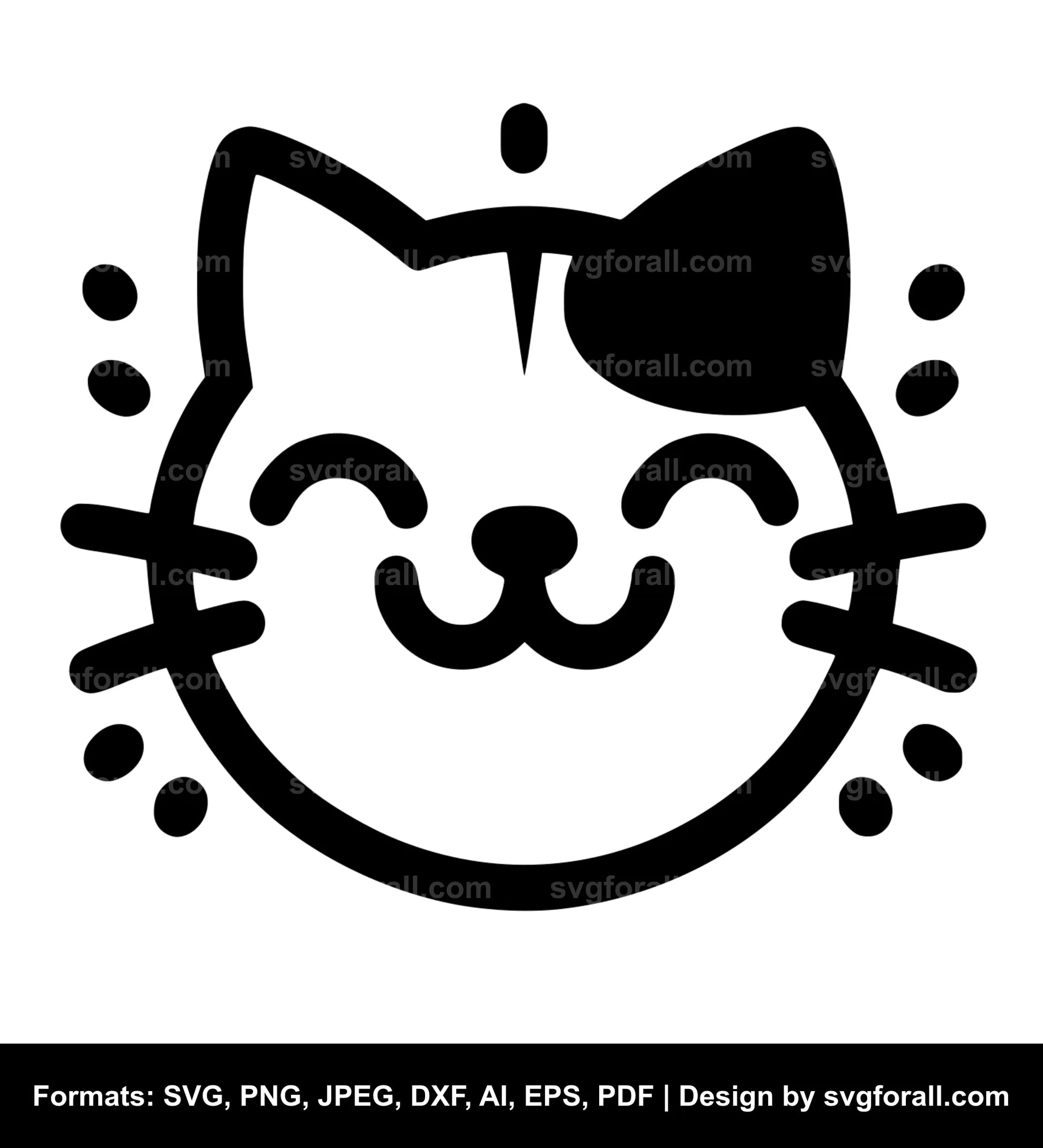 Happy Cat SVG