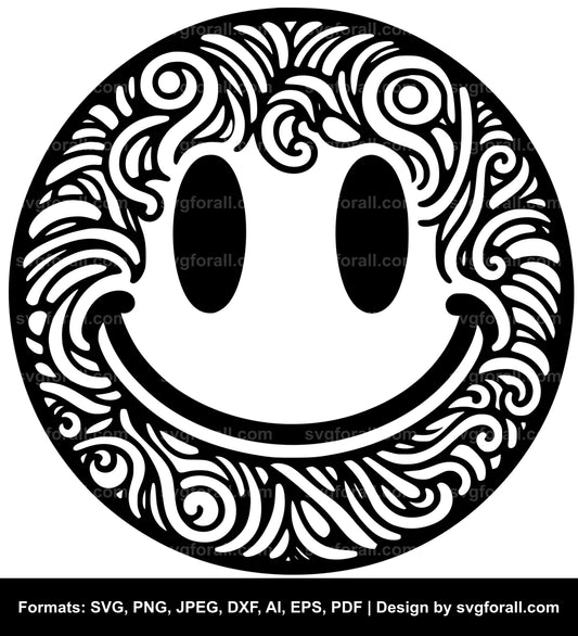 Happy Face SVG Design