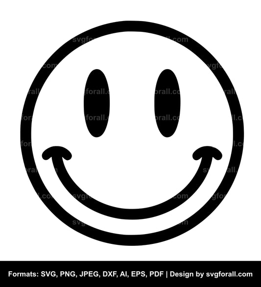 Happy Face SVG File