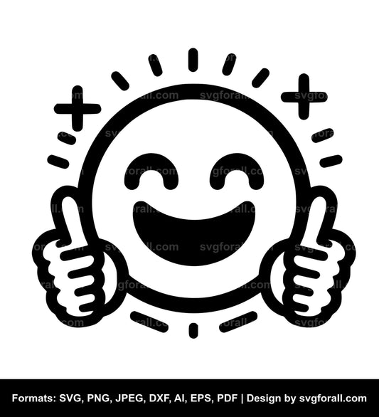 Happy Face SVG PNG