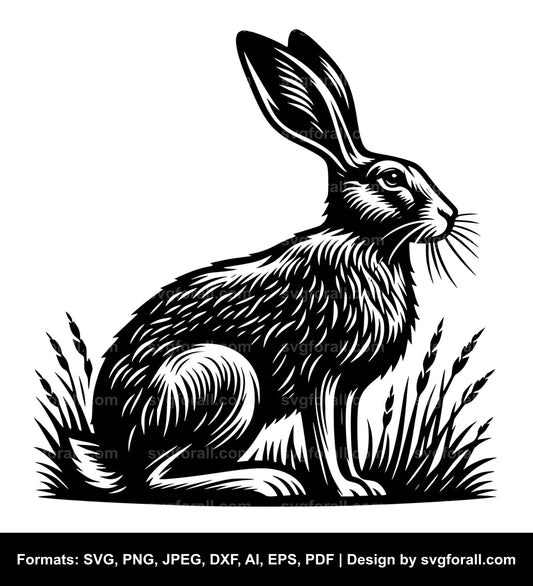 Hare SVG Vector