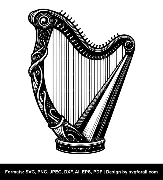 Harp SVG PNG