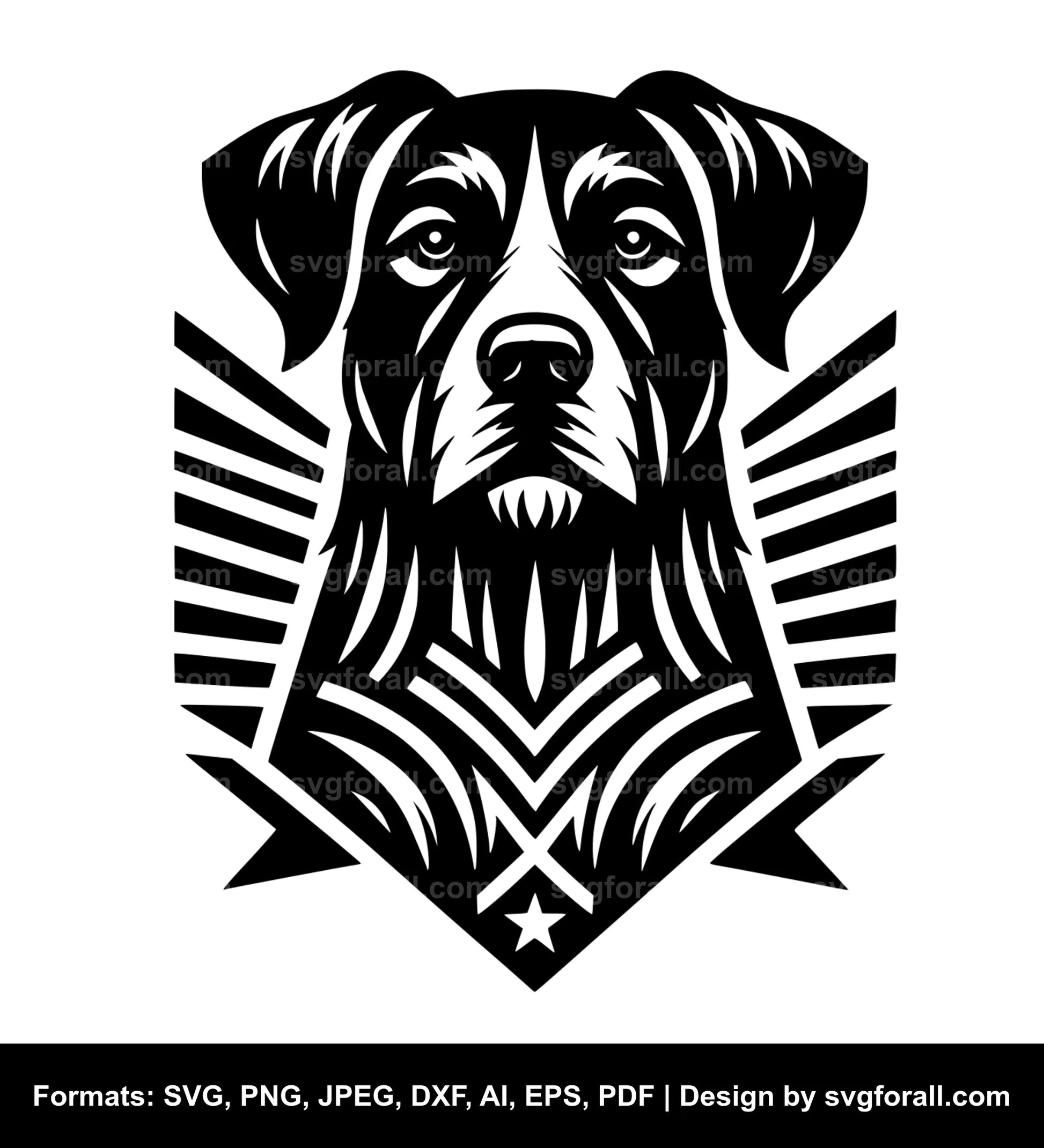 Harrier Dog SVG