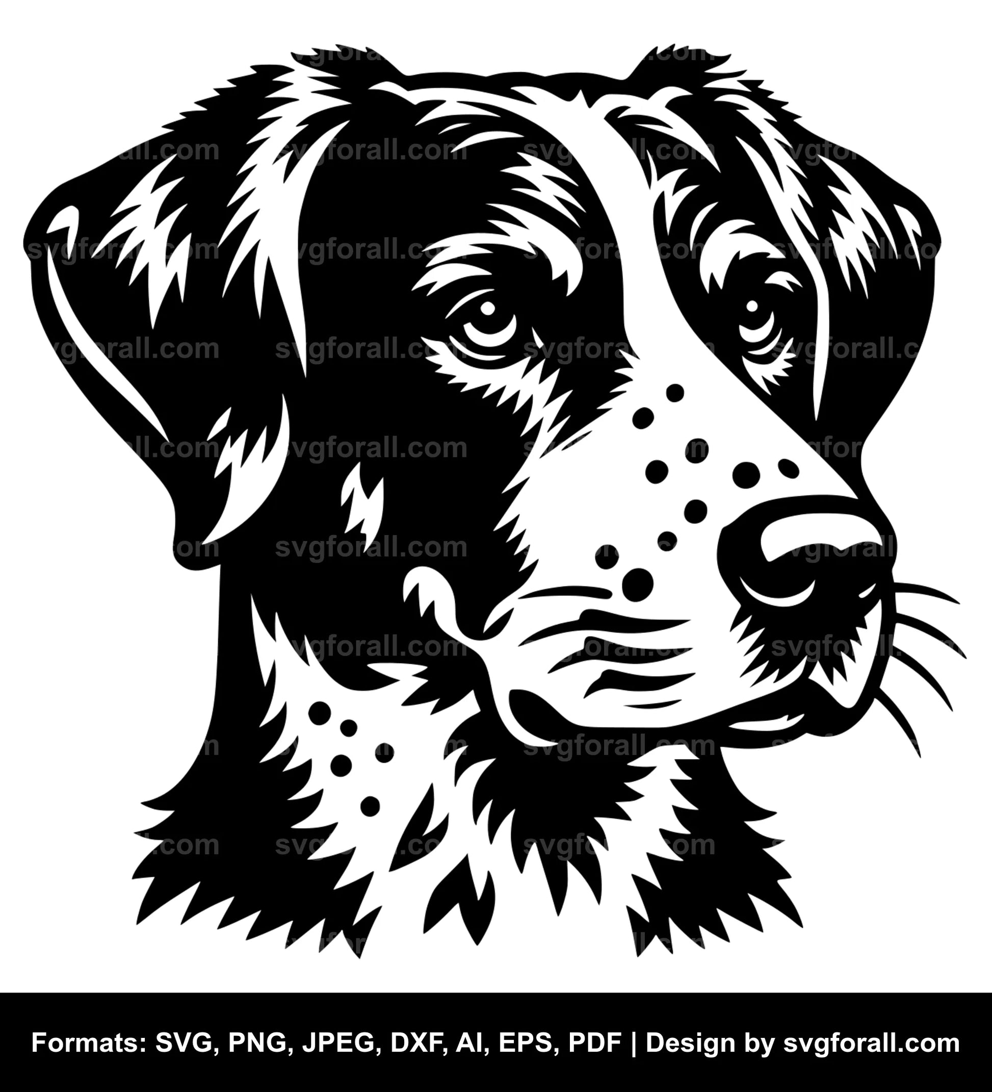 Harrier Dog SVG Vector