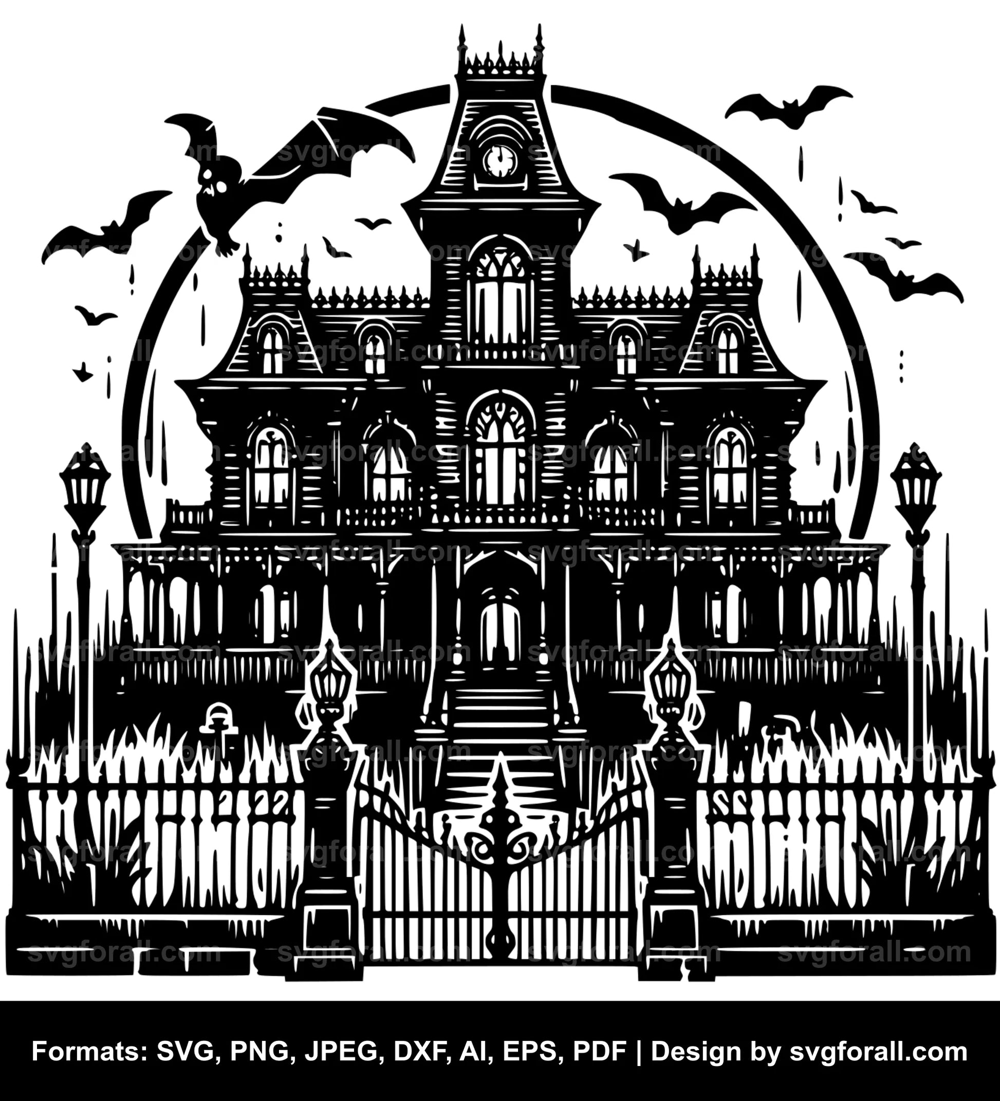 Haunted Mansion SVG