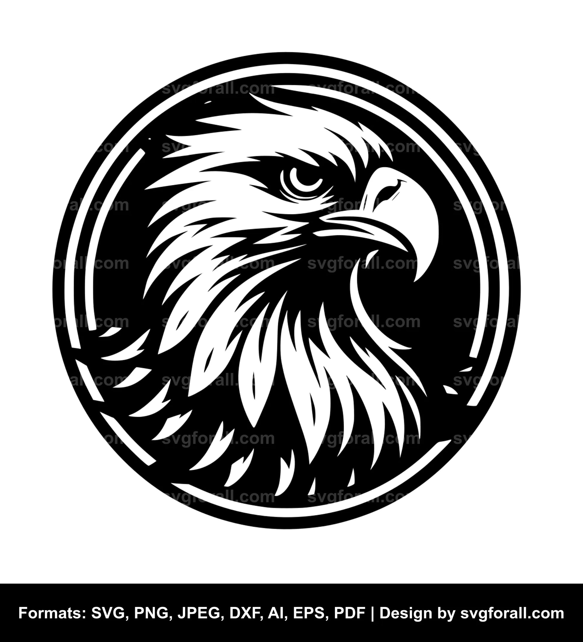 Hawk Black SVG