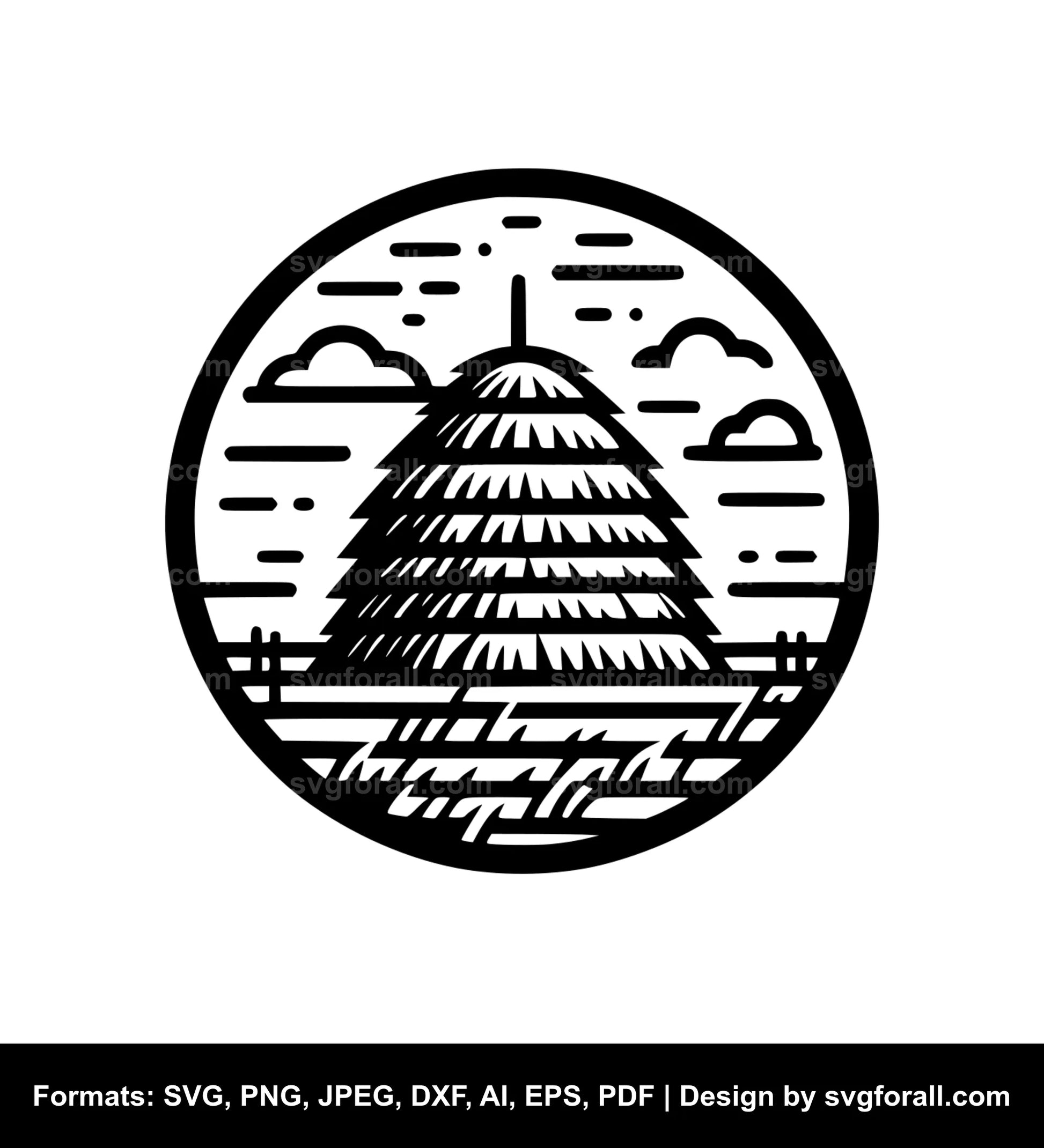 Haystack SVG Vector