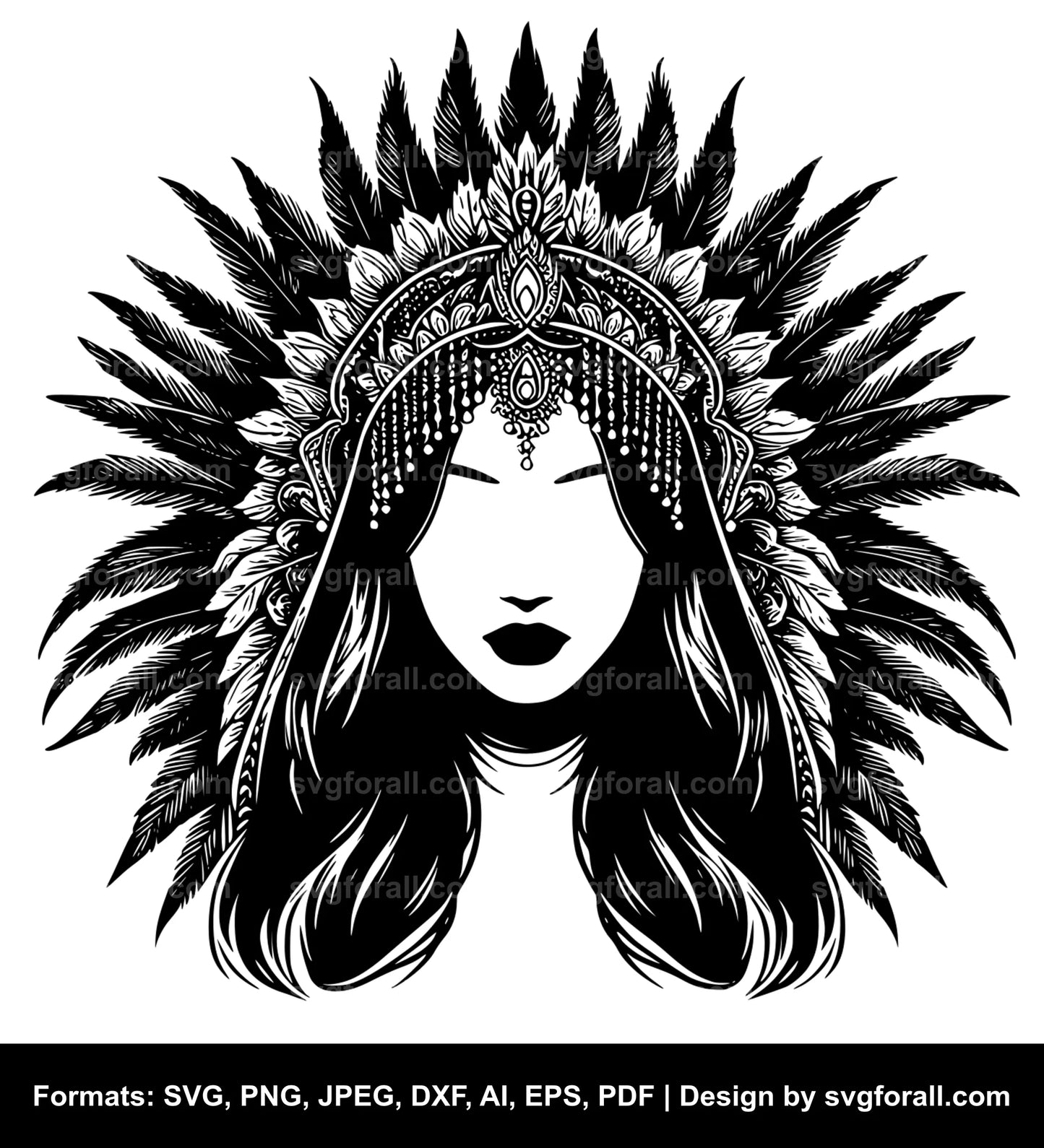 Headdress SVG Vector