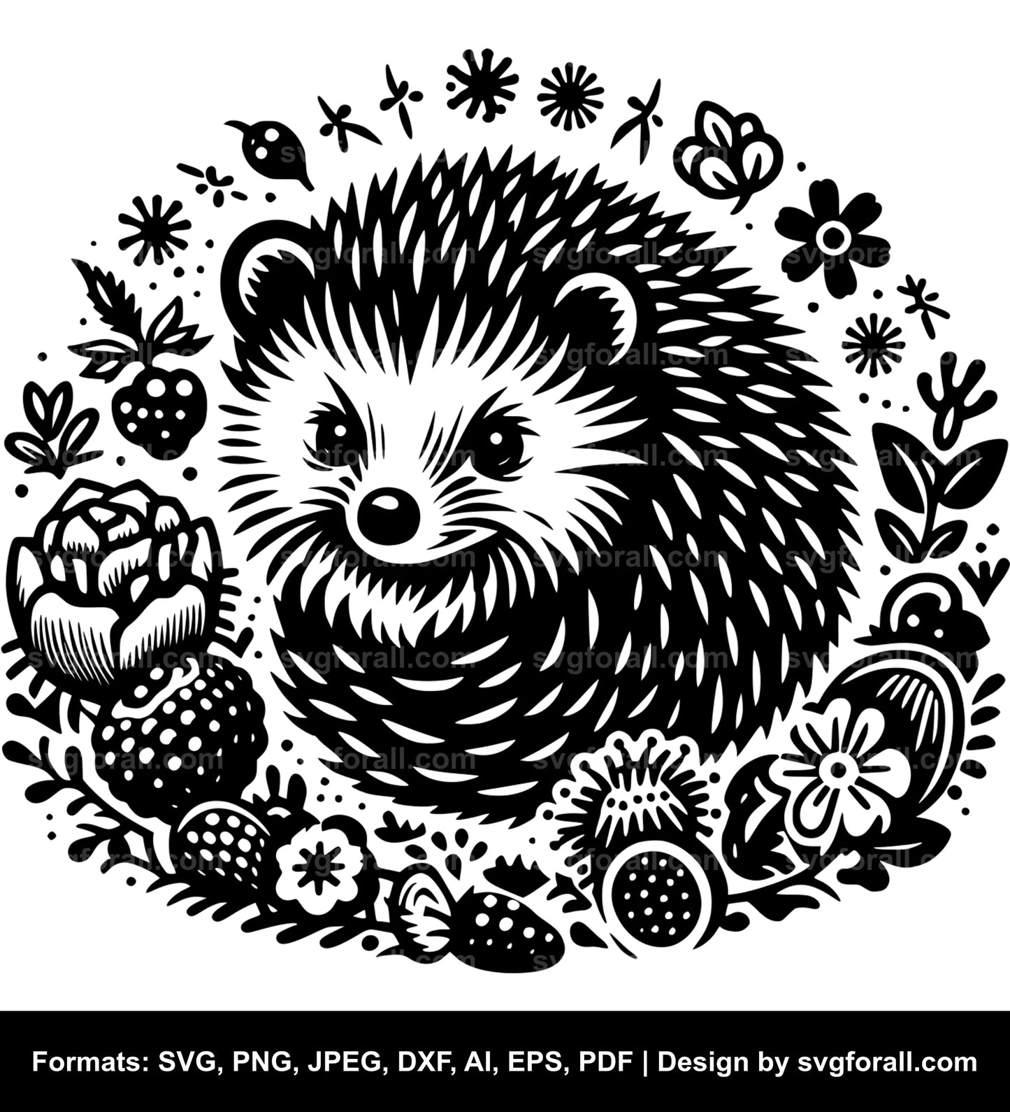 Hedgehog Vector SVG