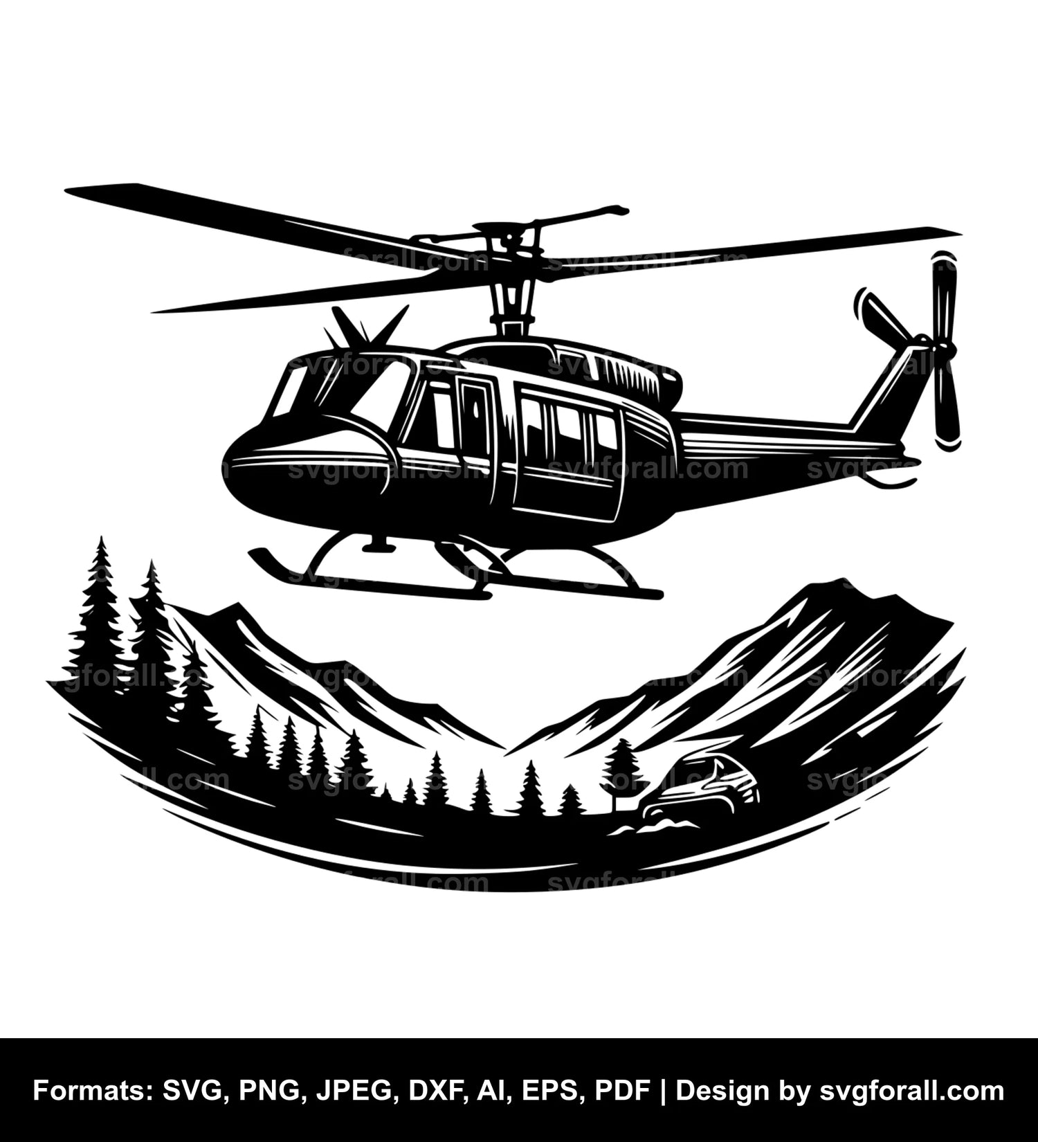 Helicopter SVG Download